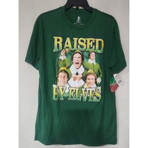 Elf Long Shirt "Raised by five elves'' men Medium